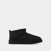 Ugg Round-headed Flat-bottomed Short Boots In Black