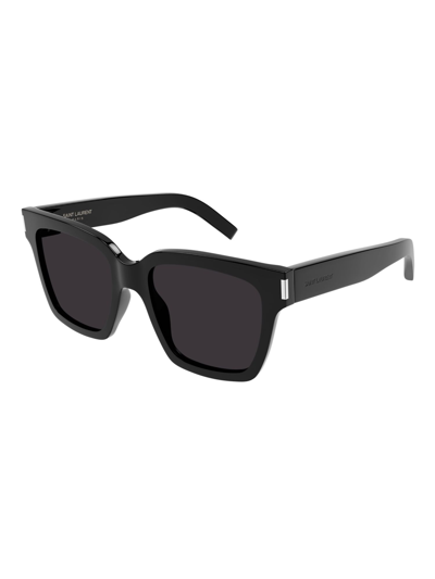 Saint Laurent Saint L Au Rent Women's  Black Acetate Sunglasses