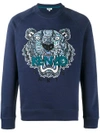 KENZO KENZO 'TIGER' SWEATSHIRT - BLAU,F755SW1194XF11875817