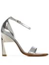 MAISON MARGIELA GEOMETRIC HEEL SANDALS,S58WP0082SY045611851854