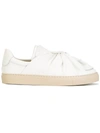 Ports 1961 Knot Detail Slip-on Sneakers In White