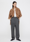 Totême Monogram Wool Cashmere Scarf Camel In Camel Monogram