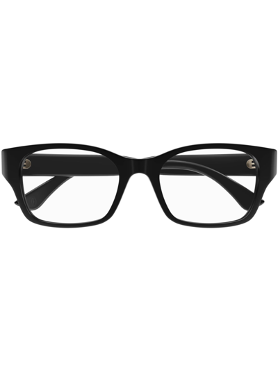 Cartier Women's  Black Metal Glasses