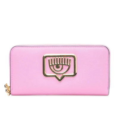Chiara Ferragni Womens Pink Other Materials Wallet