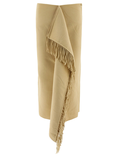 Nanushka "liza" Skirt In Beige