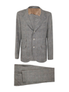 BRUNELLO CUCINELLI PRINCE OF WALES DECONSTRUCTED SUIT