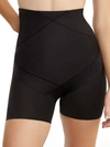 Miraclesuit Women's Tummy Tuck Extra Firm High-waist Boyshort 2416 In Black