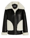 APPARIS CATALINA FAUX LEATHER BOMBER JACKET