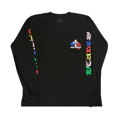 Pre-owned Chrome Hearts Multicolor Long-sleeve 'black'