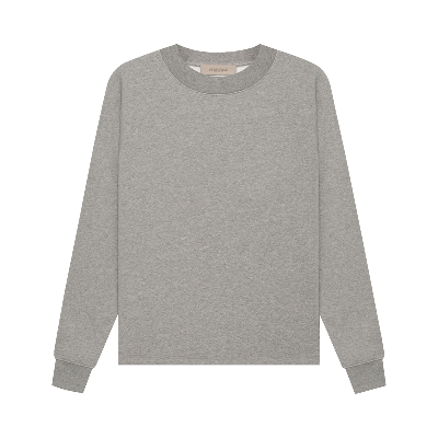 Pre-owned Essentials Fear Of God  Relaxed Crewneck 'dark Oatmeal' In Grey