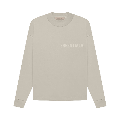 Pre-owned Essentials Fear Of God  Long-sleeve Tee 'smoke' In Grey