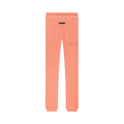 Pre-owned Essentials Fear Of God  Sweatpant 'coral' In Orange