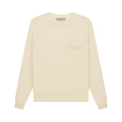 Pre-owned Essentials Fear Of God  Crewneck 'eggshell' In White