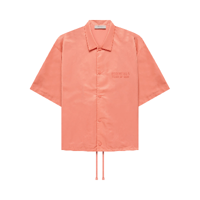 Pre-owned Essentials Fear Of God  Short-sleeve Shirt 'coral' In Orange