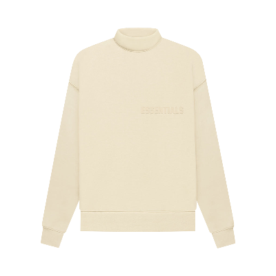 Pre-owned Essentials Fear Of God  Mockneck 'eggshell' In White