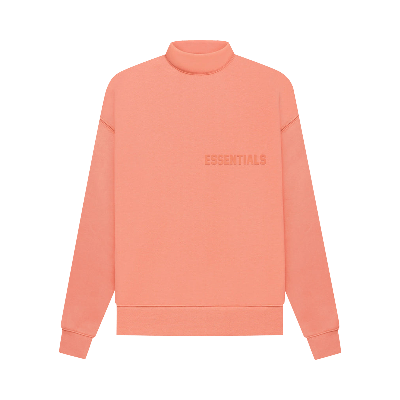 Pre-owned Essentials Fear Of God  Mockneck 'coral' In Orange