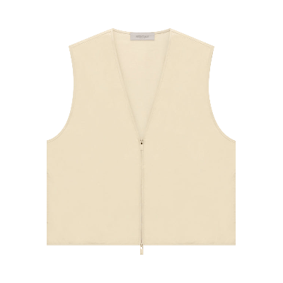 Pre-owned Essentials Fear Of God  Vest 'eggshell' In White