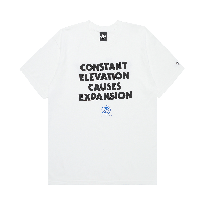Pre-owned Stussy Constant Elevation Causes Expansion Tee 'white'