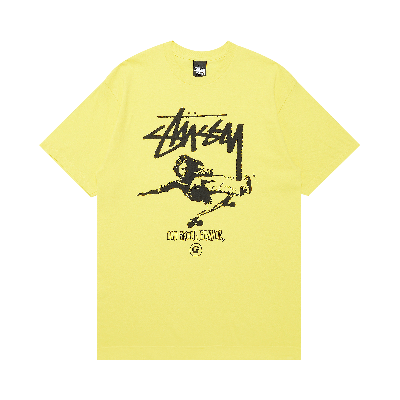 Pre-owned Stussy Stock Skater Tee 'yellow'