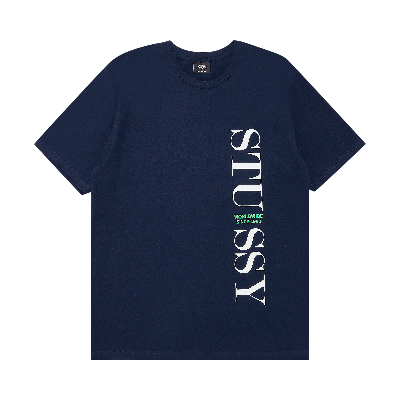 Pre-owned Stussy Standard Tee 'navy' In Blue