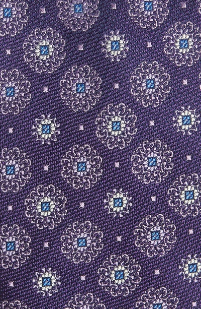 Nordstrom Kove Medallion Silk Tie In Purple