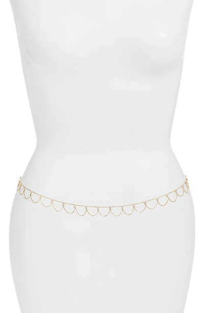 Set & Stones Sloane Belly Chain In Gold