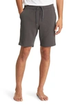 Cozy Earth Ultrasoft Jogger Pajama Shorts In Charcoal