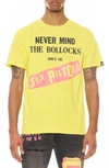 Cult Of Individuality Sex Pistols Graphic Tee In Yellow