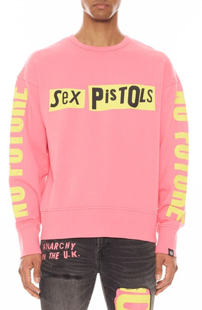Cult Of Individuality Sex Pistols Graphic Sweatshirt In Pink