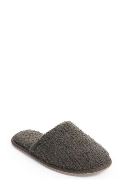 Barefoot Dreams Cozychic™ Rib Slipper In Carbon