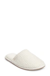 Barefoot Dreams Cozychic Ribbed Slippers In Cream