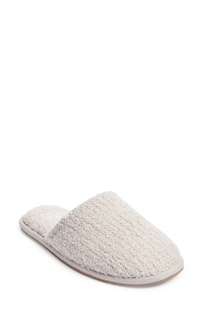 Barefoot Dreams Cozychic™ Rib Slipper In Silver Ice