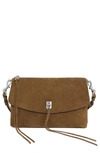 Rebecca Minkoff Darren Leather Shoulder Bag In Whiskey