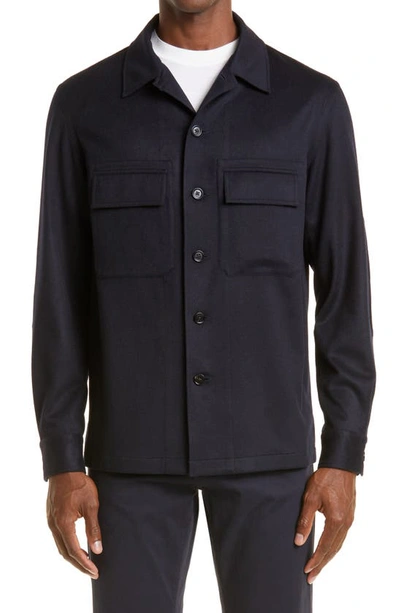 ZEGNA OASI CASHMERE OVERSHIRT