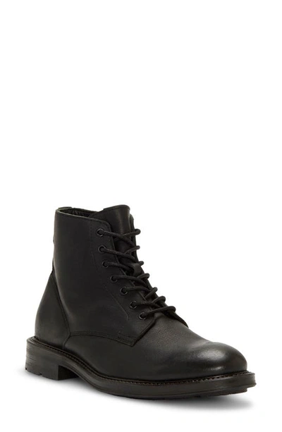 Vince Camuto Langston Combat Boot In Black