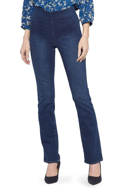Nydj Women's Marilyn Straight Pull-on Jeans In Blue Star