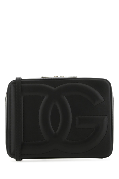Dolce & Gabbana Black Leather Crossbody Bag