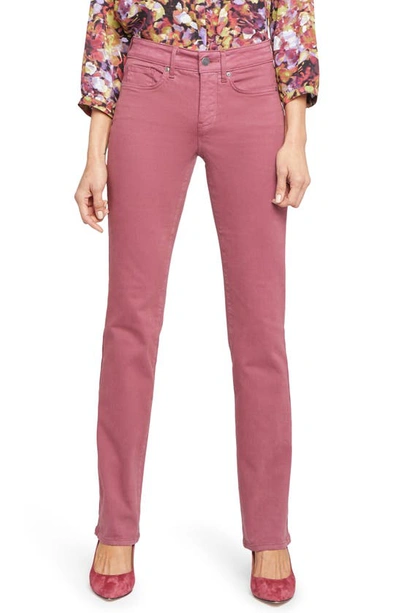 Nydj Marilyn Straight Leg Jeans In Pink