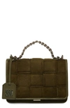 Steve Madden Bmatters Woven Crossbody In Olive