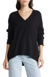 Treasure & Bond V-neck Sweater In Black