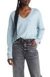 Treasure & Bond V-neck Sweater In Blue Basalt