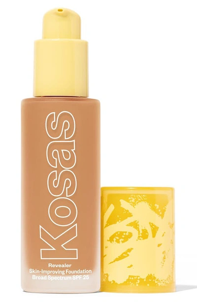 Kosas Revealer Skin-improving Foundation Spf25 With Hyaluronic Acid And Niacinamide Medium Tan Warm 250 1 