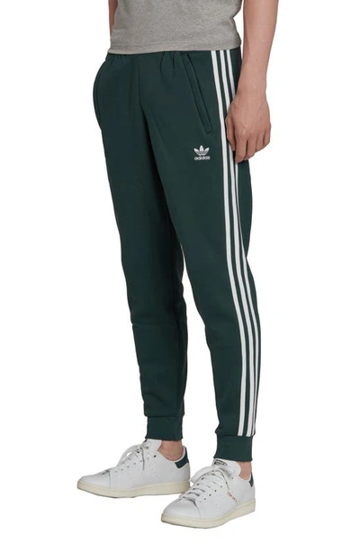 Adidas Originals Tall Adicolor 3-stripes Sweatpants In Mineral Green In Mineral Green