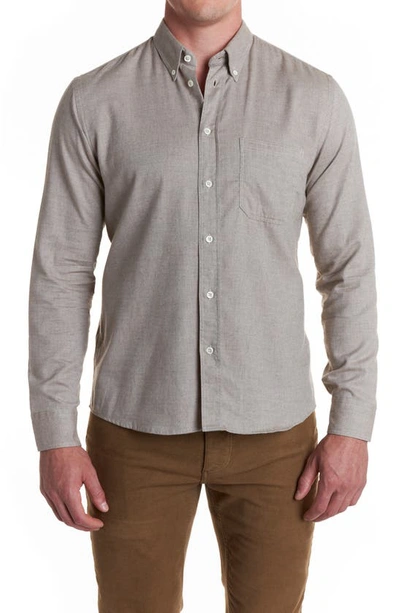 Billy Reid Tuscumbia Standard Fit Flannel Button-down Shirt In Tan