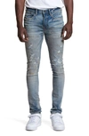 Prps Micaiah Distressed Skinny Fit Jeans In Indigo