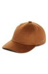 Zegna Cashmere Baseball Cap In Vicuna