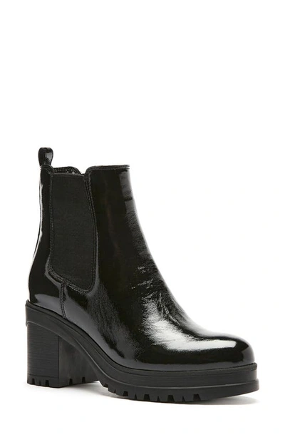 La Canadienne Paxton Waterproof Chelsea Boot In Black Crinkle Patent ModeSens