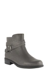 David Tate Skip Womens Padded Insole Buckle Booties In Grey