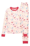 Tucker + Tate Kids' Glow In Pink English Multi Dinos Glow