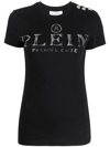 PHILIPP PLEIN CRYSTAL-EMBELLISHED LOGO T-SHIRT